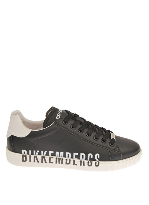 Dirk Bikkembergs Siyah-Beyaz Erkek Deri Sneaker 19133/CP - Görsel 2