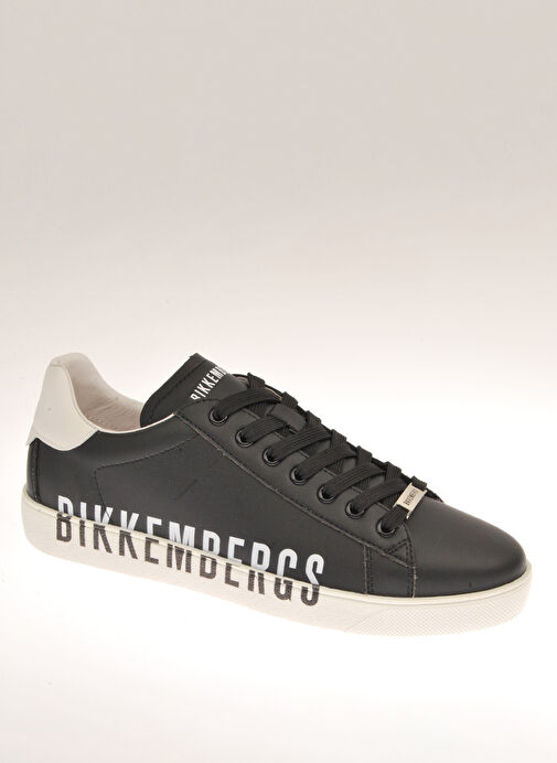 Dirk Bikkembergs Siyah-Beyaz Erkek Deri Sneaker 19133/CP - Görsel 4