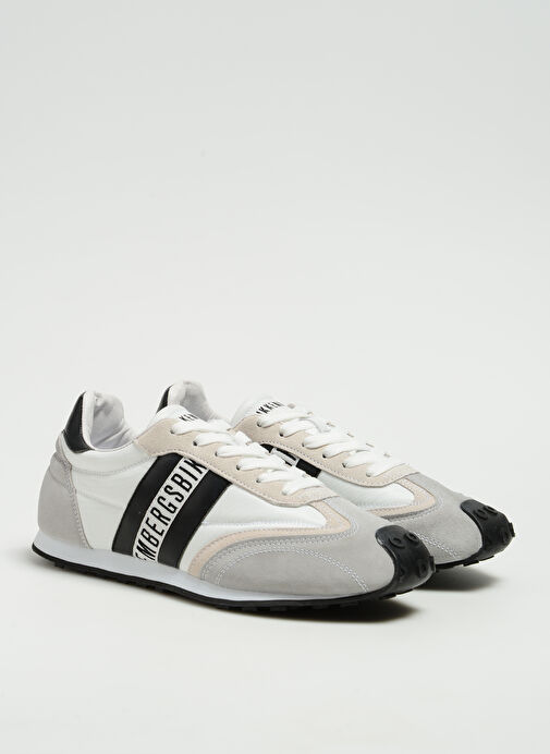 Dirk Bikkembergs Beyaz-Siyah Erkek Deri - Kumaş Sneaker 19139/CP - Görsel 3