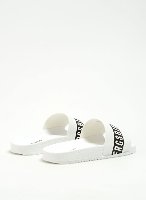 Dirk Bikkembergs Beyaz-Siyah Erkek Plaj Terliği 19117/CP - Görsel 4