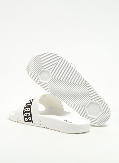 Dirk Bikkembergs Beyaz-Siyah Erkek Plaj Terliği 19117/CP - Görsel 5