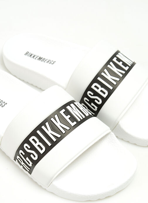 Dirk Bikkembergs Beyaz-Siyah Erkek Plaj Terliği 19117/CP - Görsel 6