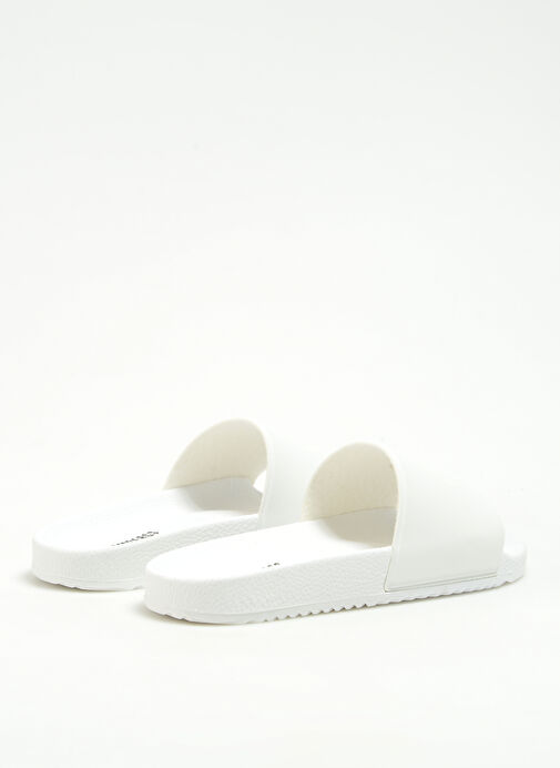 Dirk Bikkembergs Beyaz Erkek Plaj Terliği 19116/CP - Görsel 4