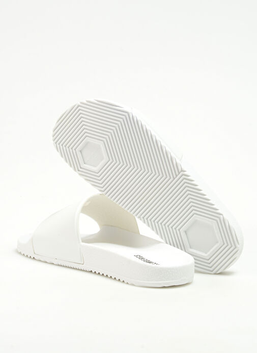 Dirk Bikkembergs Beyaz Erkek Plaj Terliği 19116/CP - Görsel 5