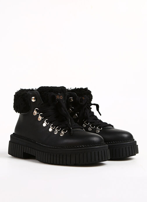 Aeropostale Siyah Kadın Deri Bot REGIO - Görsel 3