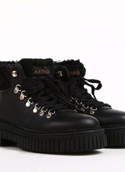 Aeropostale Siyah Kadın Deri Bot REGIO - Görsel 6