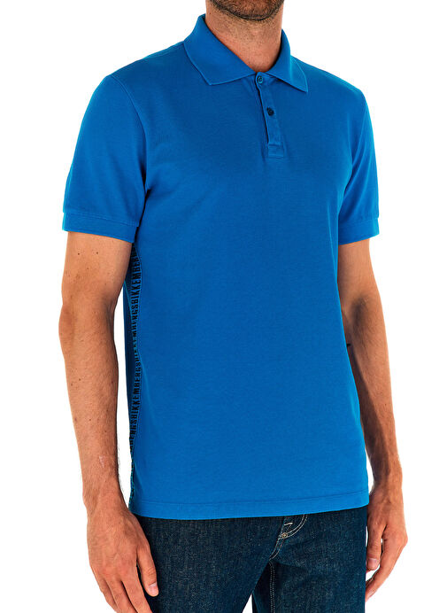 Bikkembergs Mavi Erkek Polo T-Shirt C 8 090 81