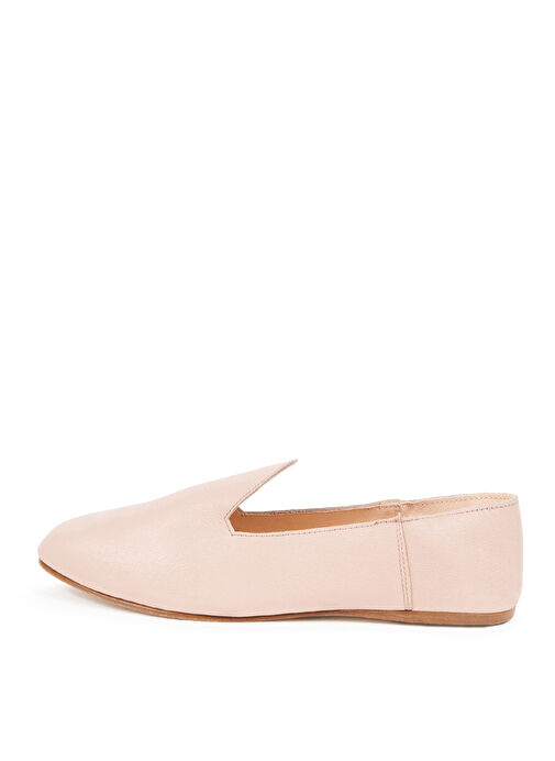 Osay Pembe Kadın Deri Loafer LA PINK SAND - Görsel 2