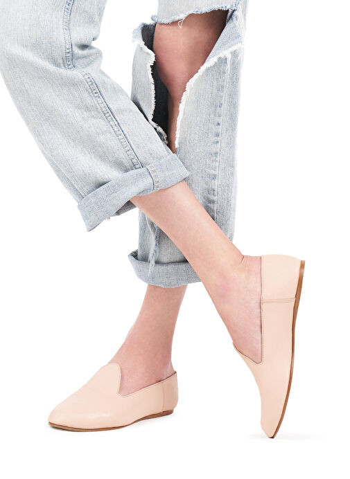 Osay Pembe Kadın Deri Loafer LA PINK SAND - Görsel 6