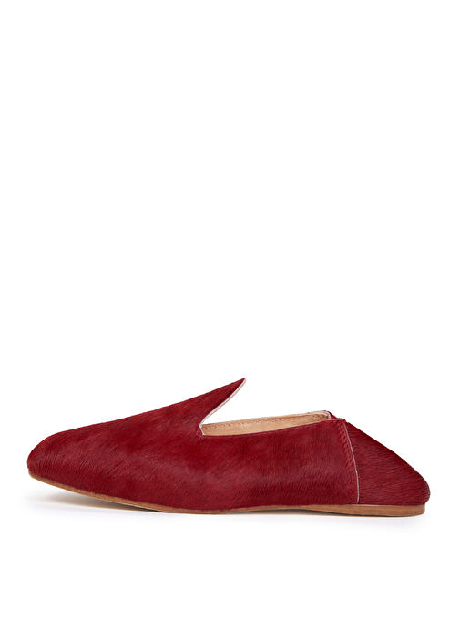 Osay Kırmızı Kadın Deri Loafer LA CHILI RED - Görsel 3