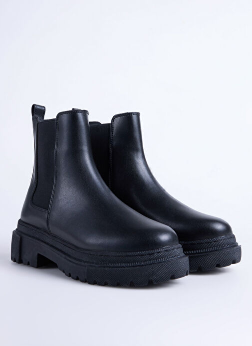 Fabrika Siyah Kadın Bot CASERTA NEW - Görsel 3