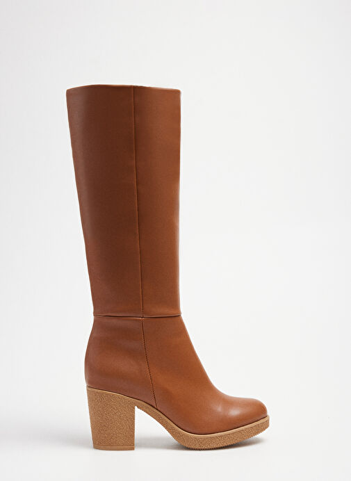 Fabrika Fabrika Taba Kadın Topuklu Çizme NYON Bot | Boyner Taba - 2. görsel