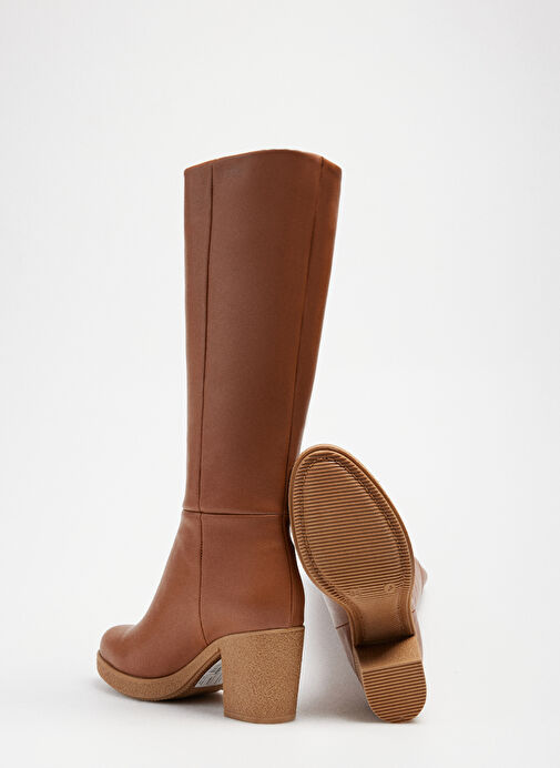 Fabrika Fabrika Taba Kadın Topuklu Çizme NYON Bot | Boyner Taba - 4. görsel