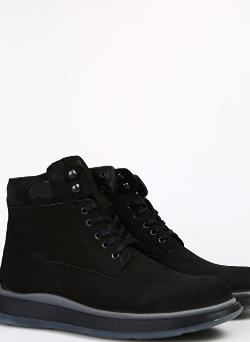 Fabrika Fabrika Siyah Erkek Deri Bot ALANDRA | Boyner Siyah - 4. görsel