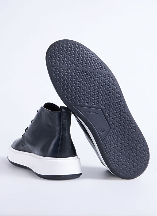 Fabrika Siyah Erkek Deri Sneaker BELFORD - Görsel 6