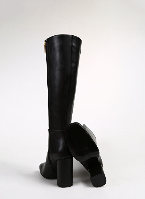 Fabrika Siyah Kadın Topuklu Çizme ODISE - Görsel 5