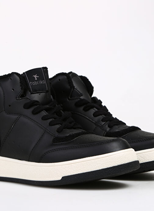 Fabrika Siyah Kadın Deri Sneaker MAGGIE - Görsel 6