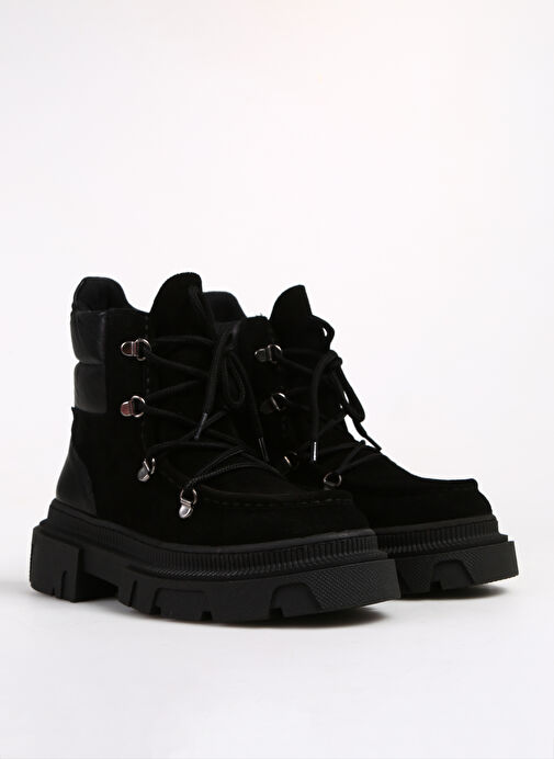 Fabrika Siyah Kadın Bot MELITA - Görsel 3