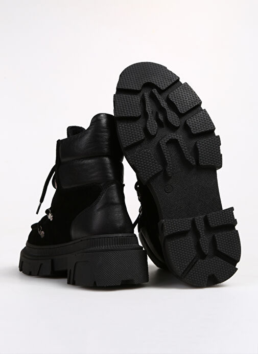 Fabrika Siyah Kadın Bot MELITA - Görsel 5