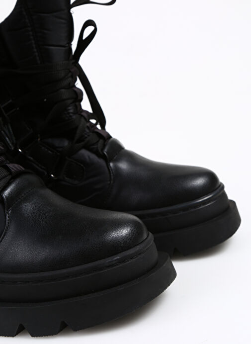 F By Fabrika Siyah Kadın Bot HIKA - Görsel 6