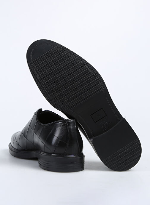 Fabrika Siyah Erkek Deri Klasik Ayakkabı CURY - Görsel 5