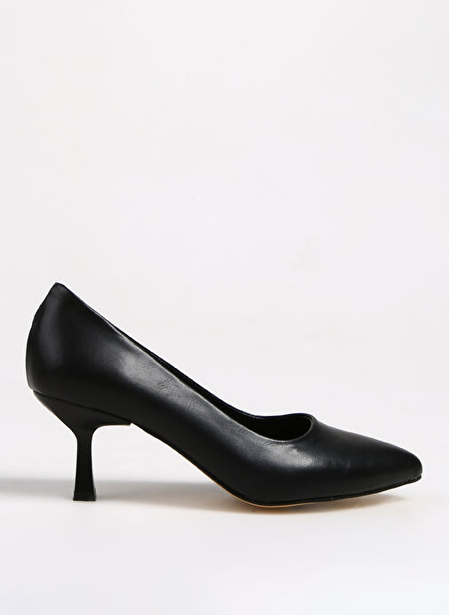 F By Fabrika Siyah Kadın Topuklu Ayakkabı SNIPE - Görsel 2