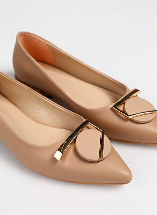 F By Fabrika Bej Kadın Babet SOKA - Görsel 6