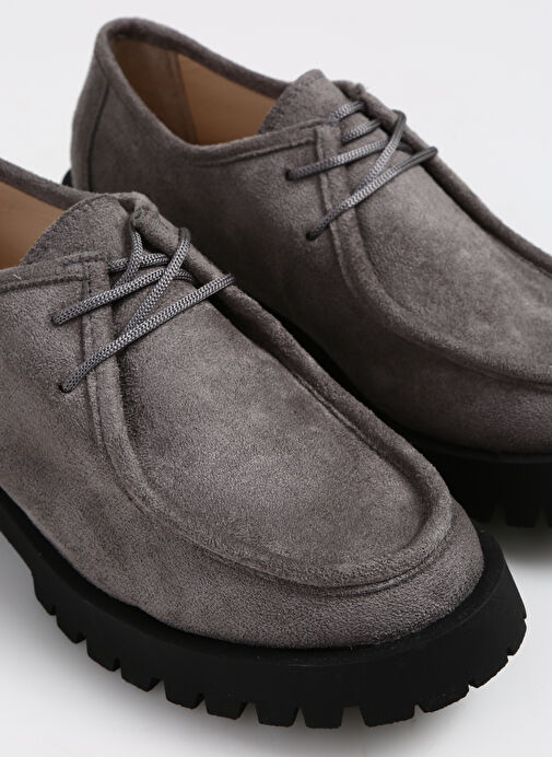 F By Fabrika F By Fabrika Gri Kadın Süet Günlük Ayakkabı SISI Klasik Ayakkabı | Boyner Gri - 6. görsel