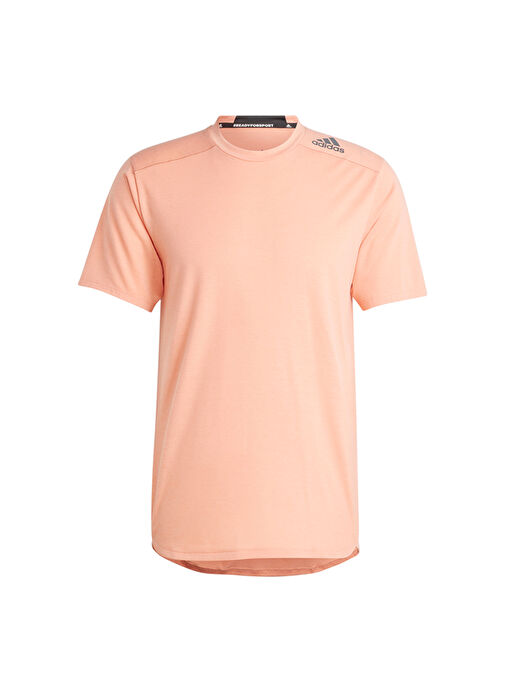 adidas IL1443-M D4T TEE WON Pembe Erkek Yuvarlak Yaka  Regular Fit  T-Shirt