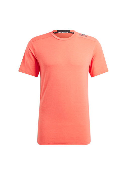 adidas IC2023-M D4T TEE BRI Kırmızı Erkek Yuvarlak Yaka  Regular Fit  T-Shirt