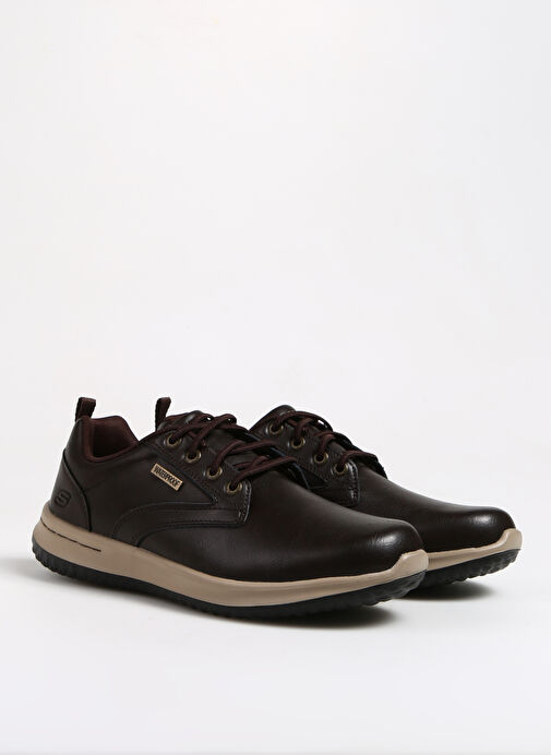 Skechers Kahverengi Erkek Deri Günlük Ayakkabı DELSON - Görsel 3