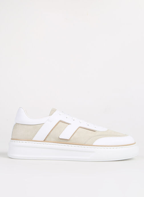 Fabi Beyaz-Bej Erkek Sneaker FU0828.B00ZIP82N - Görsel 2