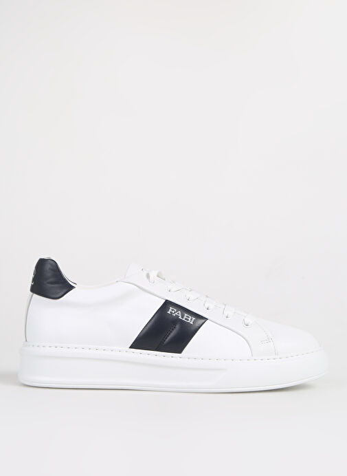 Fabi Beyaz-Siyah Erkek Deri Sneaker FU0456.B04ZIP18N - Görsel 2