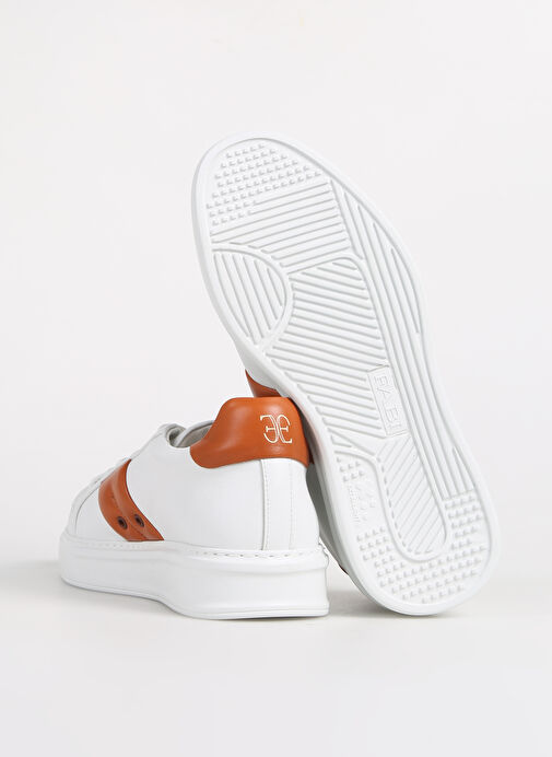 Fabi Beyaz-Kahverengi Erkek Deri Sneaker FU0456.B04ZIP18N - Görsel 6