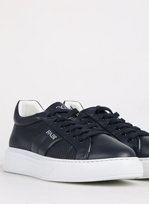 Fabi Mavi Erkek Deri Sneaker FU0459.A04ZIPAGB - Görsel 4