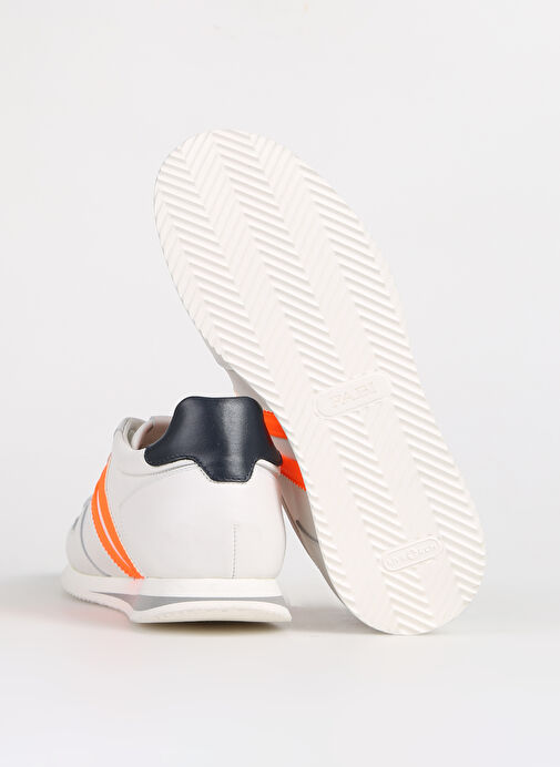 Fabi Beyaz-Turuncu Erkek Deri Sneaker FU0508.B00OLM87N - Görsel 6