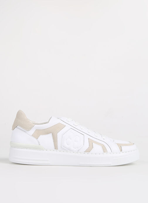 Fabi Beyaz-Krem Erkek Deri Sneaker FU0820.B00XLC50M - Görsel 2