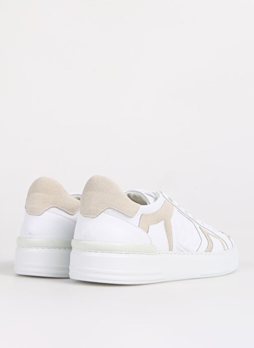 Fabi Beyaz-Krem Erkek Deri Sneaker FU0820.B00XLC50M - Görsel 5