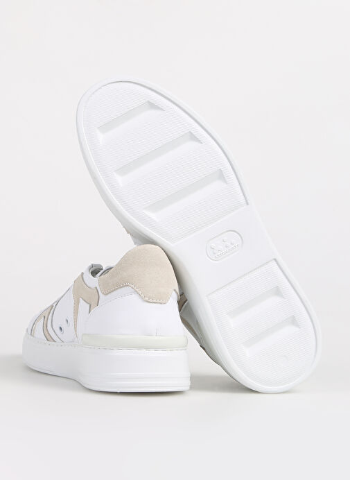 Fabi Beyaz-Krem Erkek Deri Sneaker FU0820.B00XLC50M - Görsel 6