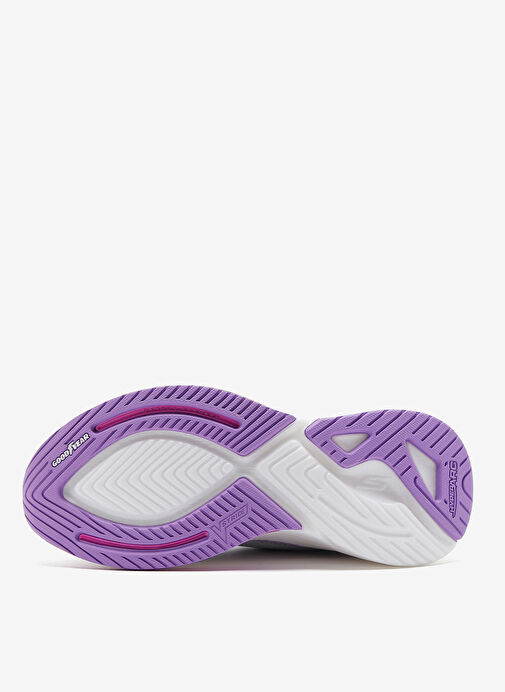 Skechers 125129 GYLV GO WALK DİSTANCE WALKER Gri - Mor Deri Kadın Yürüyüş Ayakkabısı - Görsel 5