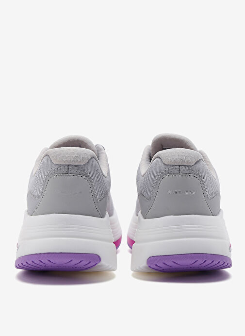 Skechers 125129 GYLV GO WALK DİSTANCE WALKER Gri - Mor Deri Kadın Yürüyüş Ayakkabısı - Görsel 6