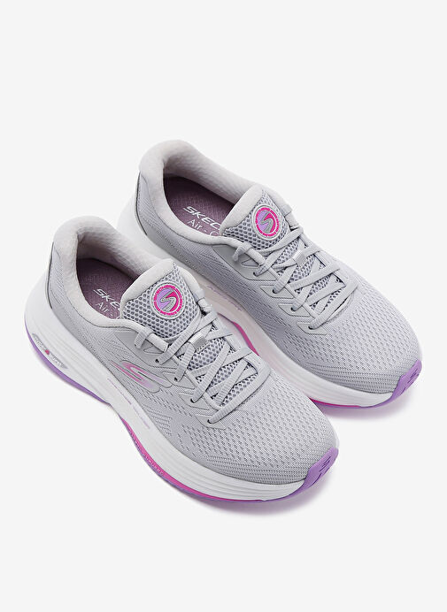 Skechers 125129 GYLV GO WALK DİSTANCE WALKER Gri - Mor Deri Kadın Yürüyüş Ayakkabısı - Görsel 7