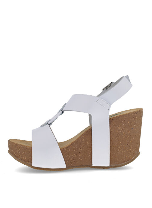 Più Natura Beyaz Kadın Deri Sandalet 29 A 2180 IMB - Görsel 7