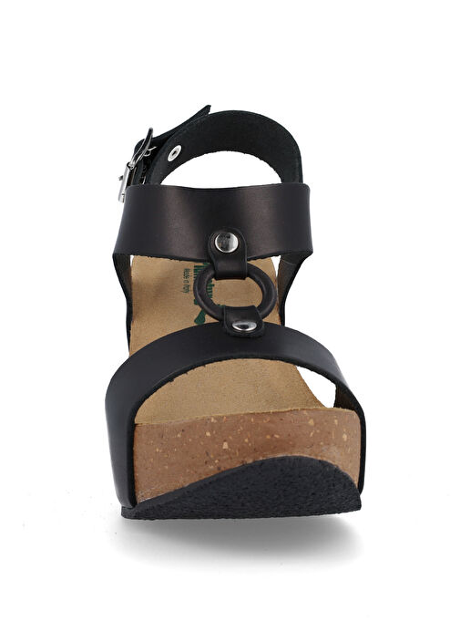 Più Natura Siyah Kadın Deri Sandalet 29 A 2180 IMB - Görsel 5