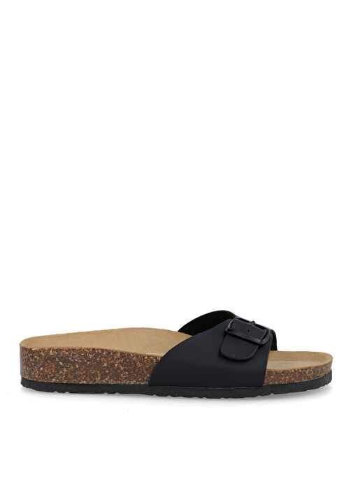 Più Natura Siyah Kadın Terlik 94 PASTIME IMB - Görsel 2