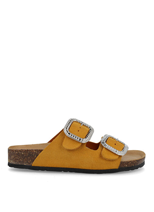 Più Natura Sarı Kadın Süet Terlik 11 A 2387 IMB - Görsel 2