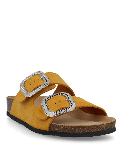 Più Natura Sarı Kadın Süet Terlik 11 A 2387 IMB - Görsel 4