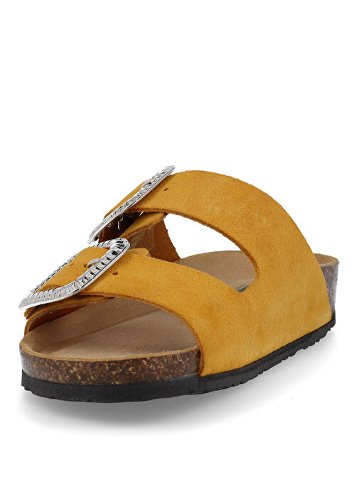 Più Natura Sarı Kadın Süet Terlik 11 A 2387 IMB - Görsel 6