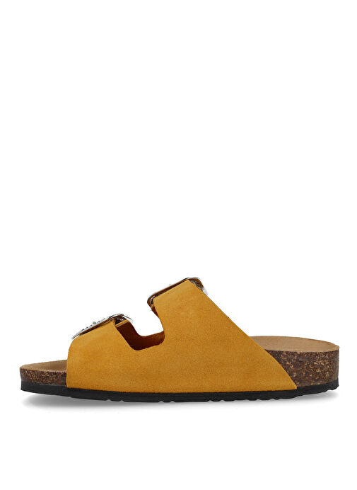 Più Natura Sarı Kadın Süet Terlik 11 A 2387 IMB - Görsel 7