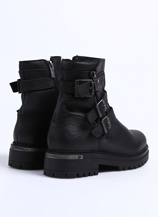 Harley Davidson Harley Davidson Siyah Erkek Deri Bot HENRI | Boyner Siyah - 4. görsel